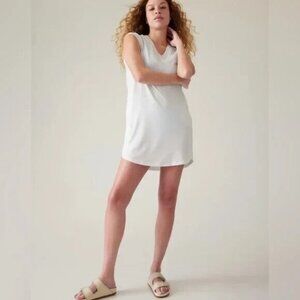 New Athleta L Pacifica Dress White Large
